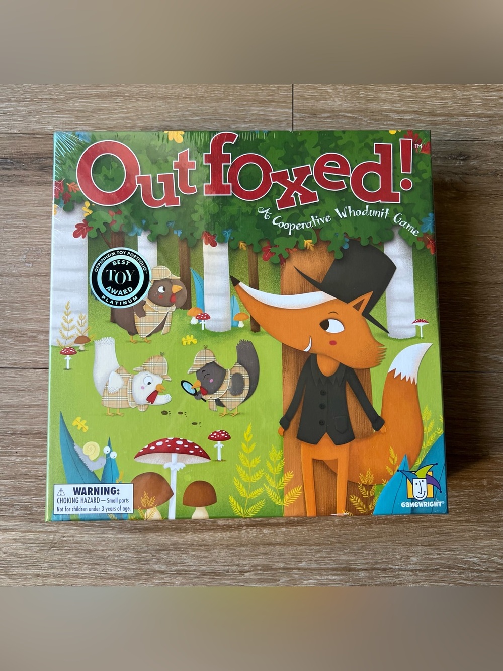 NIB Outfoxed Kids Board Game